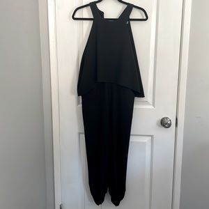 Black Jogger Pant Romper Size M